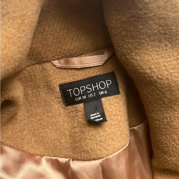 TopShop long wool jacket - Picture 2 of 4